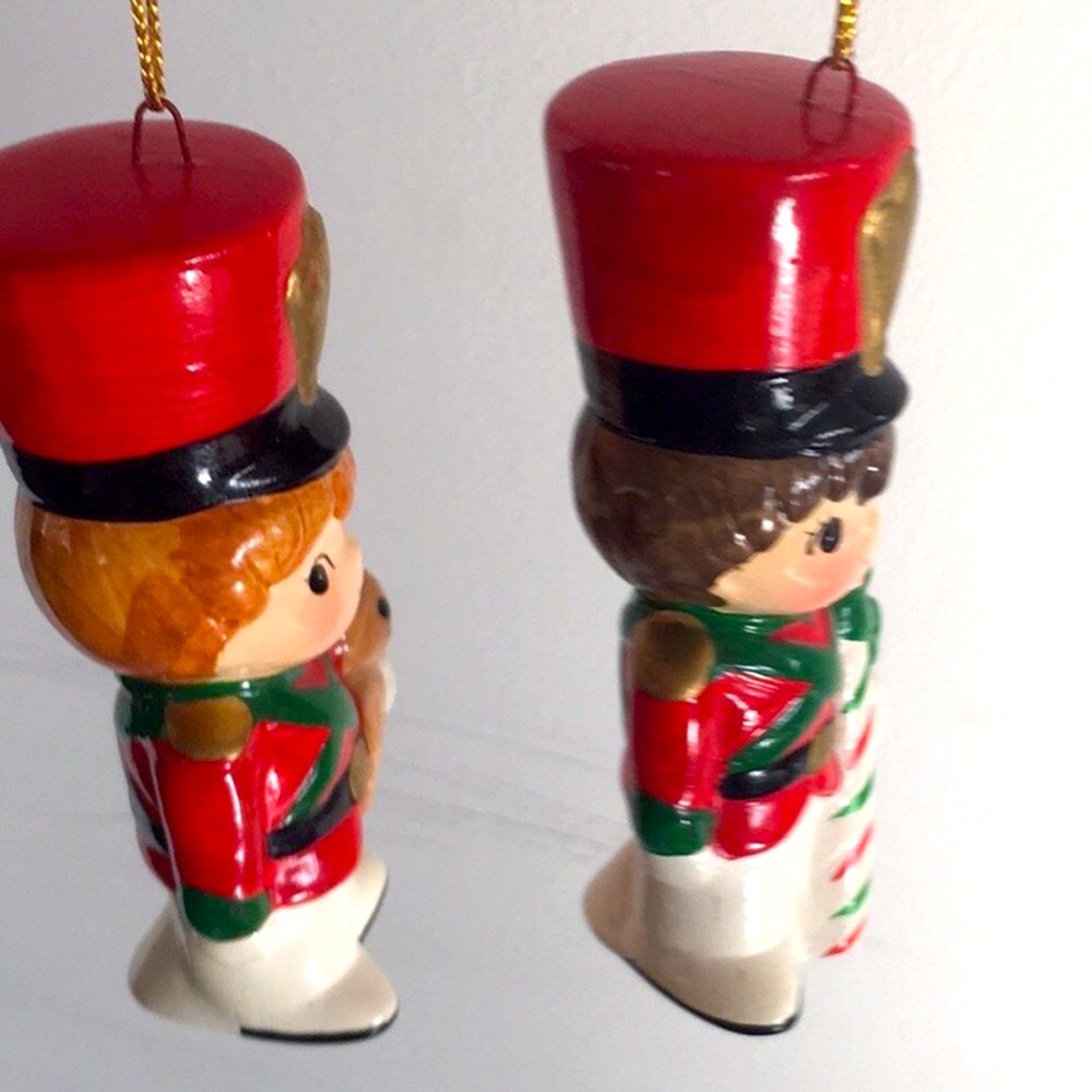Kansas City Chiefs Christmas Nutcracker Ornaments NFL Resin Set of 2 NEW - Picture 13 of 14